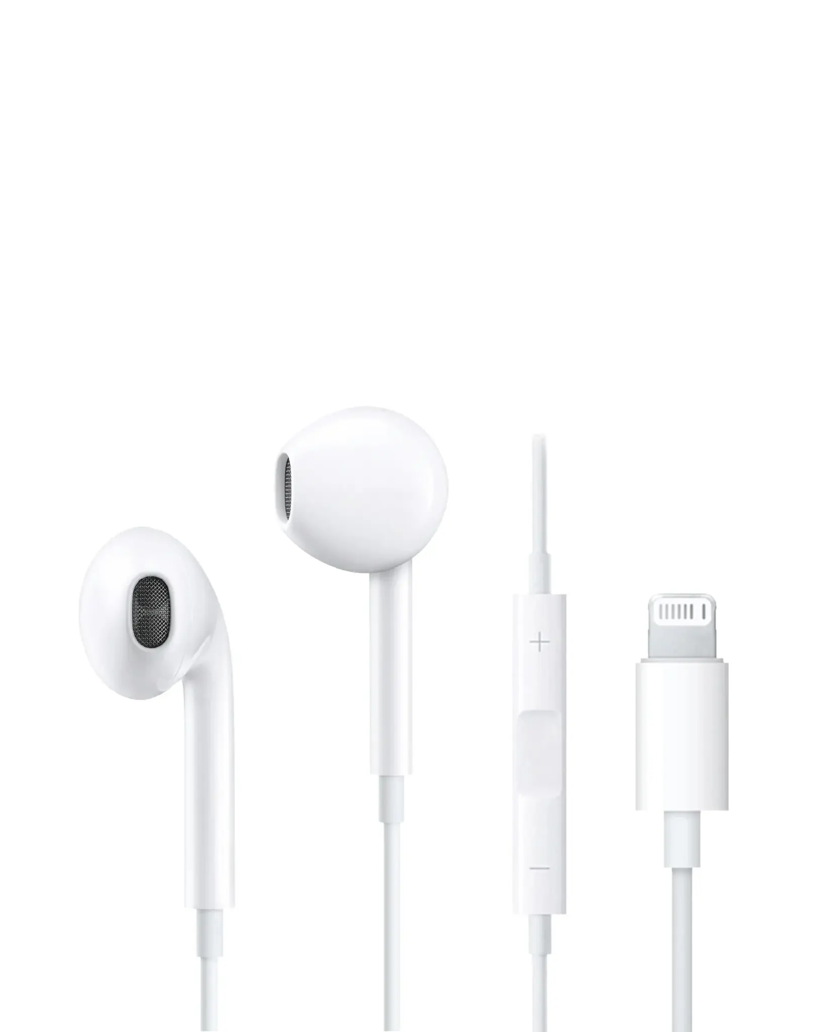 Premium Lightning Earbuds with Microphone, Crystal Clear Sound, Volume Control and Charging/Data Connector (Pull A Grade)