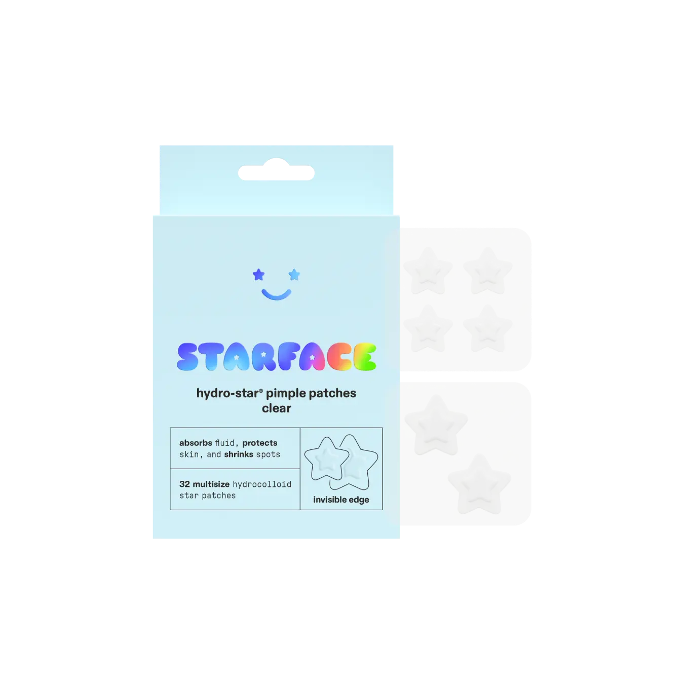 Starface Hydro-Star Clear Pimple Patches, 32 ct