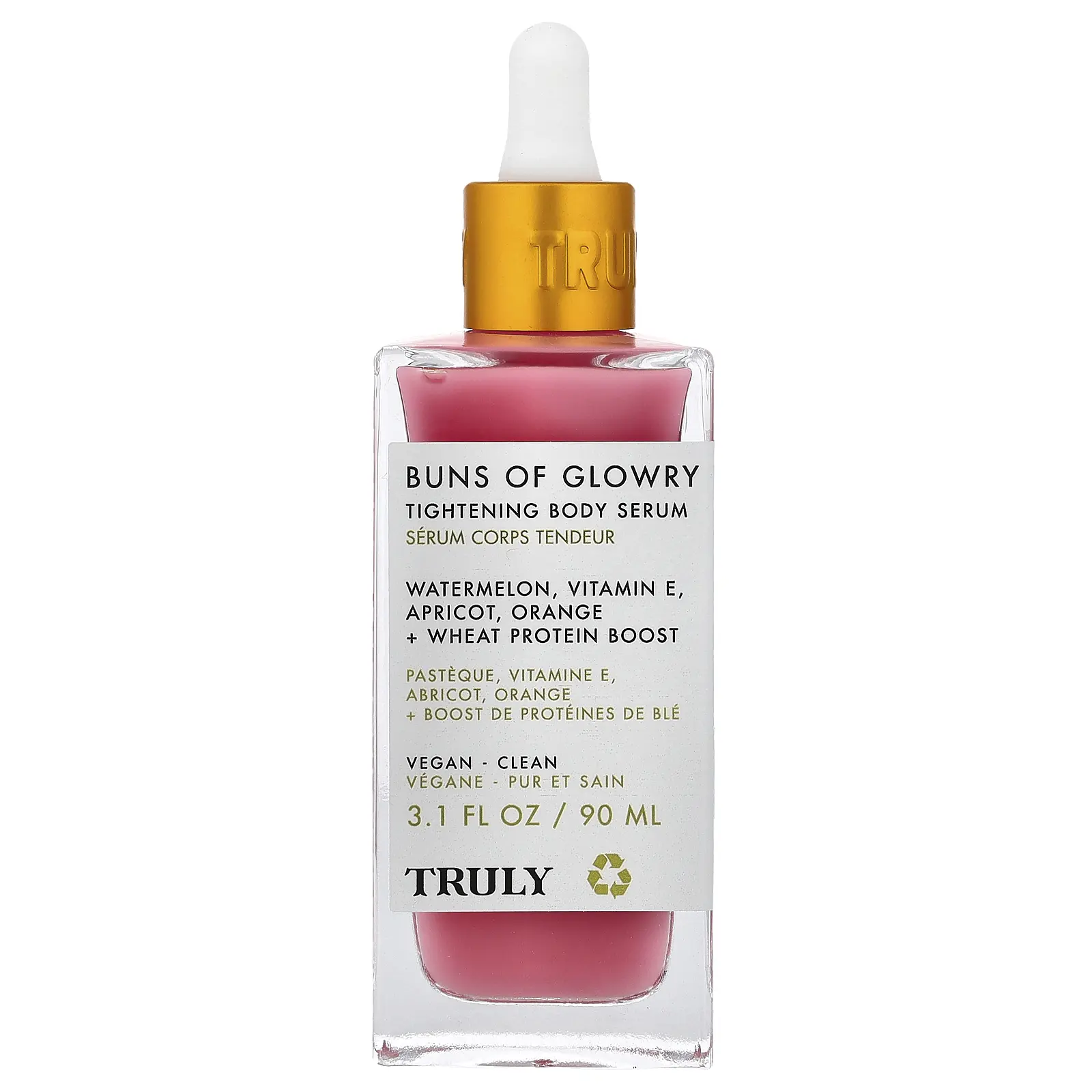 Truly Beauty Buns of Glowry Tightening Body Serum, 3.1 fl oz (90 ml)