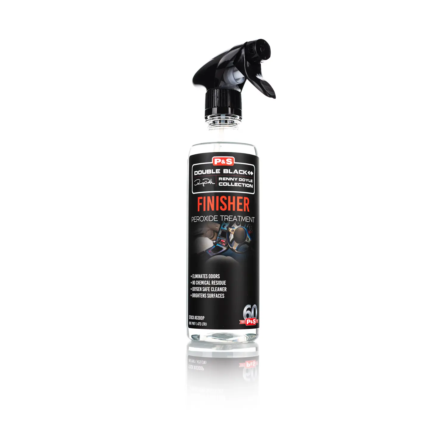 P&S DETAIL PRODUCTS Finisher Peroxide Treatment – Odor & Stain Eliminator, Breaks Down Organic Residue, Reduces Re-Soiling, No Chemical Residue, Auto Detailing Supplies, Car Cleaning Agent, Interior Detailing Products