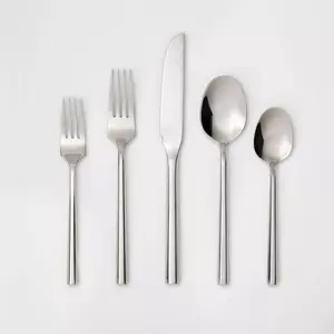 20pc Izon Flatware Set Silver - Project 62