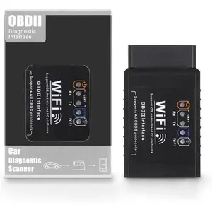 WiFi ELM327 OBD2 Adapter WiFi ELM 327 OBD2 Scanner for Android iOS  OBDii  Scanner Code Reader Connector Dongle OBD ELM327 OBD2 Scanner Diagnostic Tool Interface for Torque