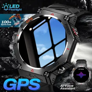 New Men's Smartwatch, Fitness Smartwatch, Rechargeable Smartwatch, Fashion Octagonal Dial, GPS Precision Location, 3atm Waterproof, Voice Assistant, Ai Watch Face, Call Function
