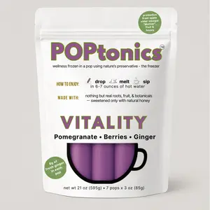 POPtonics Vitality – 7 Pack (Pomegranate • Berries • Ginger)