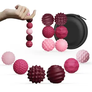 Children's toy silicone sensory magnetic ball stress-relief toy colorful textured stress-relief ball
