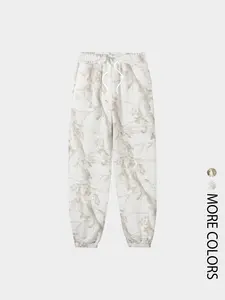 Urban Hunter Leopard Print Fleece Sweatpants, tracksuit pants, Winter Fashion Street Style Unisex Joggers, Loose Fit Thick Fabric, Multiple Colors & Sizes