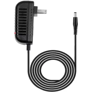 car stuffBlack AC/DC Adapter for Air Hawk Pro Portable Automatic Tire Inflator Battery AirHawk DC Power Supply Charger Cord Cable, 5 Feet, with LED Indicat