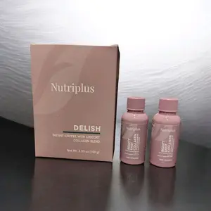Beauty Collagen Coffee With A Shot Of Beauty (Nutriplus Coffee with Chicory and Collagen Blend  And Nutriplus Beauty Shot Collagen  2 Individual Shots Pack)