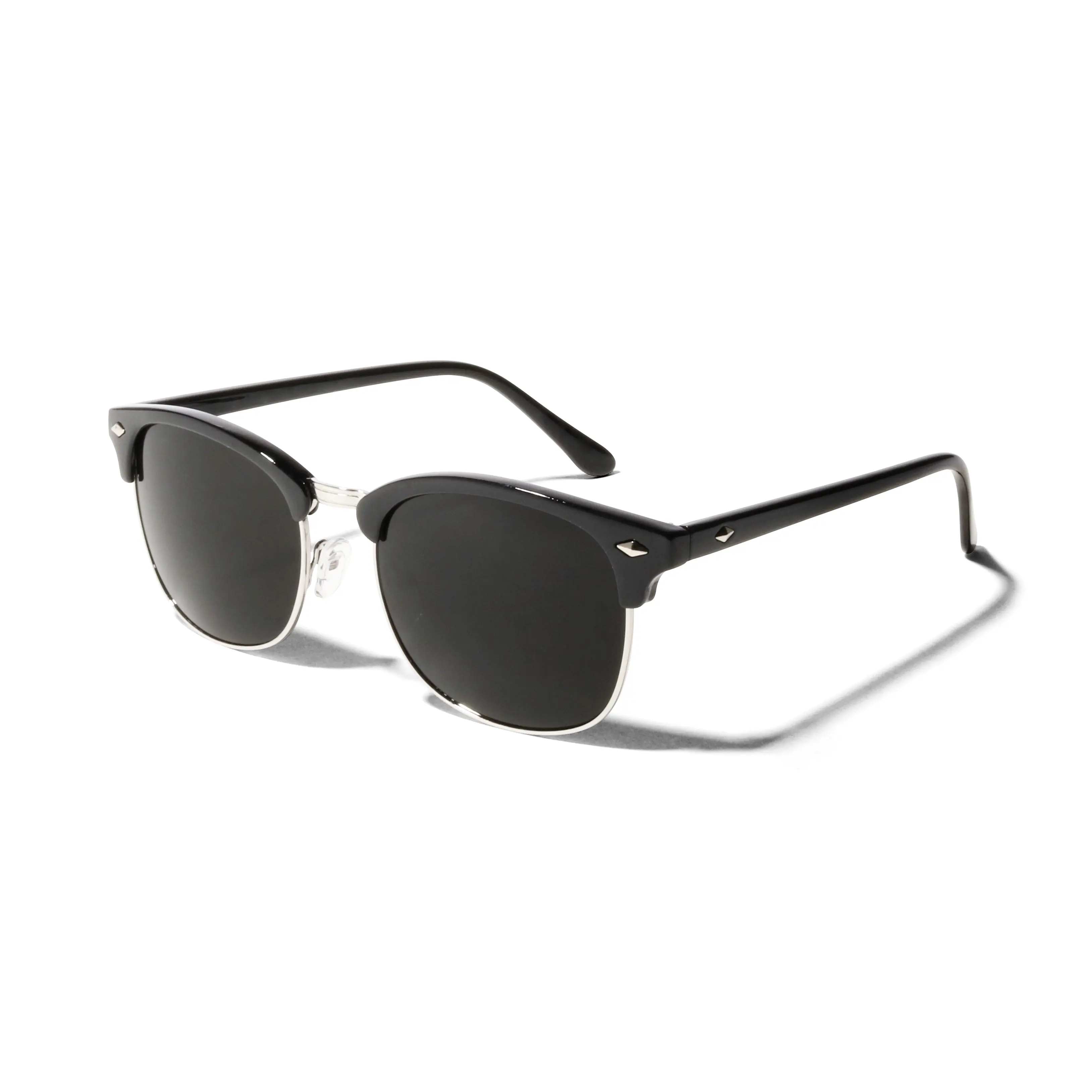 ShadyVEU TONI Rimless Plastic Frame Sunglasses - Category 4 Super Dark Tint UV Blocking Lenses for Bright Sun, Migraines, Light Sensitivity, Uv Blocking Sunglasses