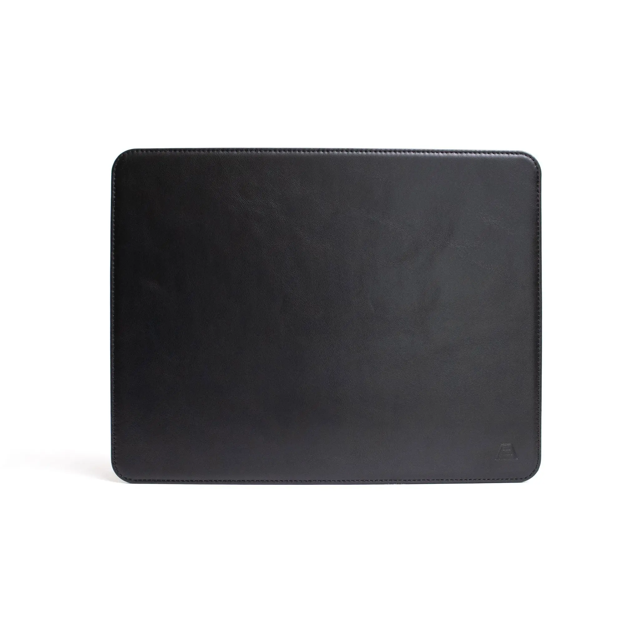 Andar Artisan Rectangular Desk Mouse Pad - Full-Grain Oil-Waxed Leather, Hidden Steel Core, Sleek Non-Slip Base, 11x0.19x8.9in, High-Speed Scroller Compatible, for Work & Home Office Computer Accessories, 11"W X 3/16"H X 8 7/8"L