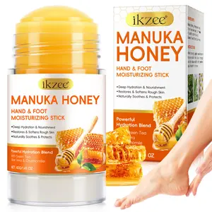 ikzee Manuka Honey Hand and Foot Moisturizing Cream 40g, Hydrating Hand Balm, organic natural honey cream, deeply hydrates, suitable for dry skin, suitable for both men and women, Honey Lotion, Foot Moisturizer