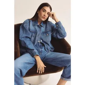 Pistola Bibi Blouson Trucker Jacket in Heartfelt