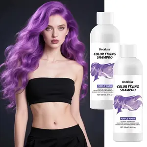 Double Pack Colorful Shampoo and Hair Dye Cream, 100ML X 2, Locking Color, Long-Lasting Fashion Hair Coloring, Unisex