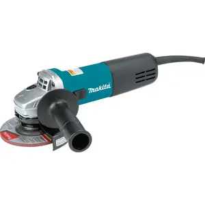 Makita (9557NB-R) 4‑1/2" Angle Grinder, with AC/DC Switch
