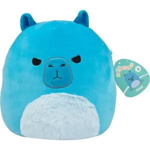 Squishmallows 10-Inch Kenji The Blue Capybara - Official Jazwares Plush - Collectible Soft & Squishy Capybara Stuffed Animal Toy - Great Gift for Kids, Girls & Boys
