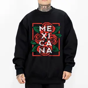 Mexicana Chicano Clothing, Mexican Clothes, Lowrider Clothes, Oversized Graphic Tee Medium Heavy Sweatshirt Hoodie for Men & Women