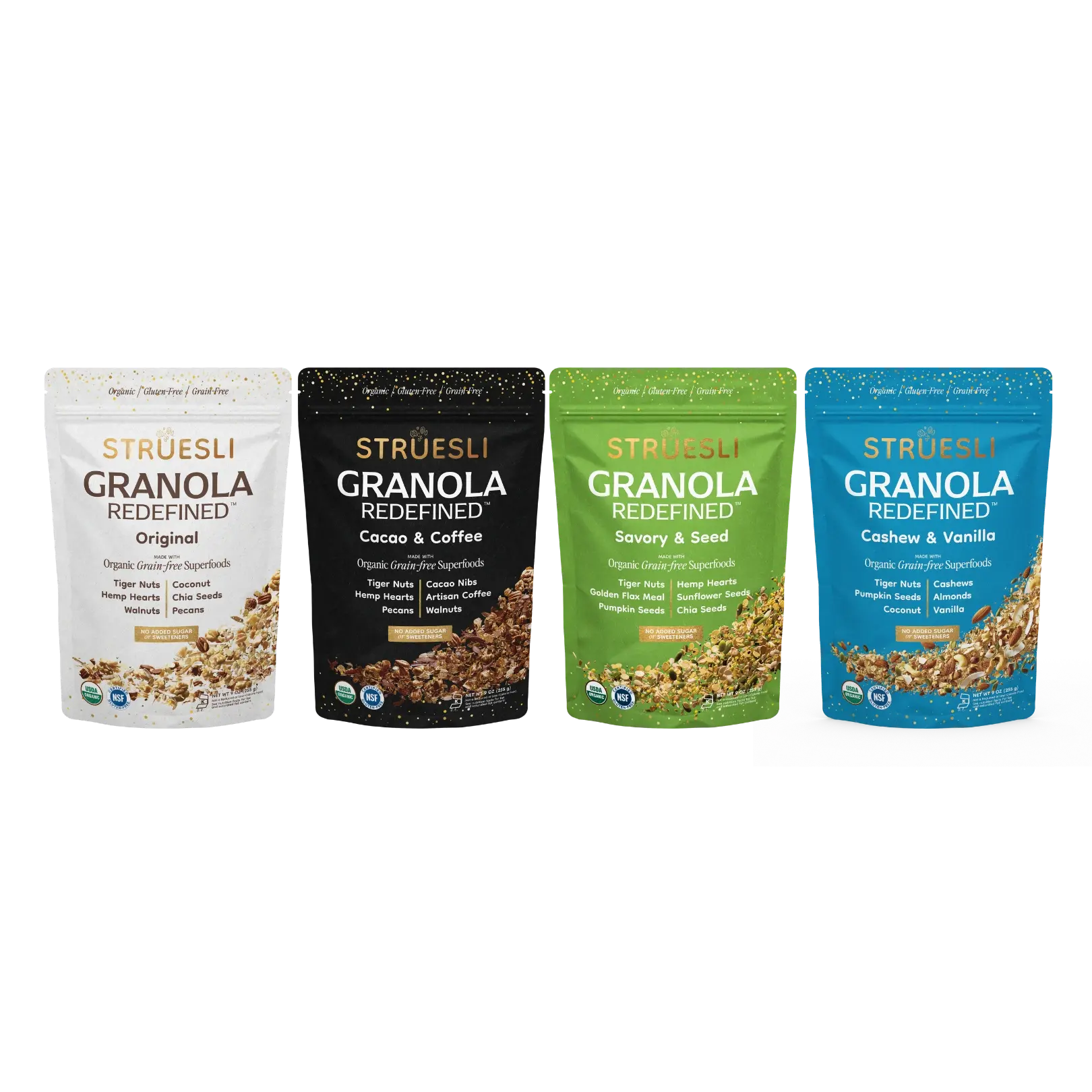 Struesli Organic Granola | Variety Pack