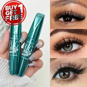 Buy 1 Get 1 Free - 5D Extreme Volume Mascara, Waterproof and Clump-Free, Long-Lasting 24 Hours, Black Lash Enhancer, Easy to Use, Suitable for All Skin Types