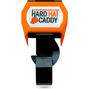 Hard Hat Caddy, All-in-One PPE Organizer with Magnetic Backing, Belt Clip, & Hook, Compatible with All Safety Gear Brands, Ideal for Construction, Utility, Line Workers & Miners