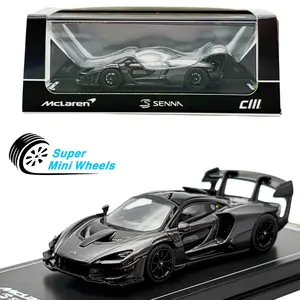 CM-Model 1:64 McLaren Senna GTR – Metallic Silver Gray