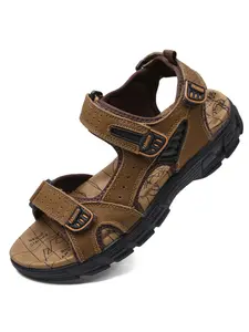 Men's Sandals, All-Season Large Size Shoes, Outdoor Sports Casual Beach Slippers, Comfortable Summer Footwear for Men, Breathable Hiking Sandals, Trekking Sandals, Sporty Sandals, Flexible Sandals