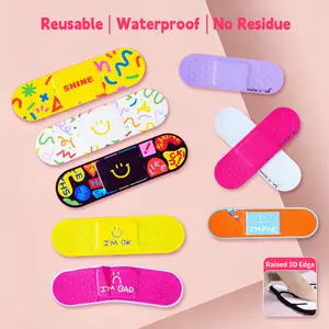 SHANLE LAB Aesthetic Bandage Stickers | Cute Band-Aid Decals for Journaling, Phone Cases & Scrapbooking | Y2K Pastel & Bold Pop Art Designs