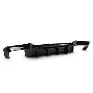 Rear Bumper Diffuser Fit For 2012-2016 BMW F10 5 Series M Sport Gloss Black