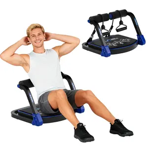 HOPHORSE Foldable Core Training Machine, Adjustable Resistance Abdominal Workout Gear, Portable Home Gym Fitness Equipment for Beginner Daily Strength Training, Sit-Up & Crunch Support Tool