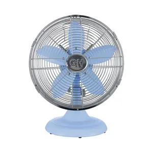 Good Housekeeping All-Metal 3-Speed 12" Oscillating Table Fan