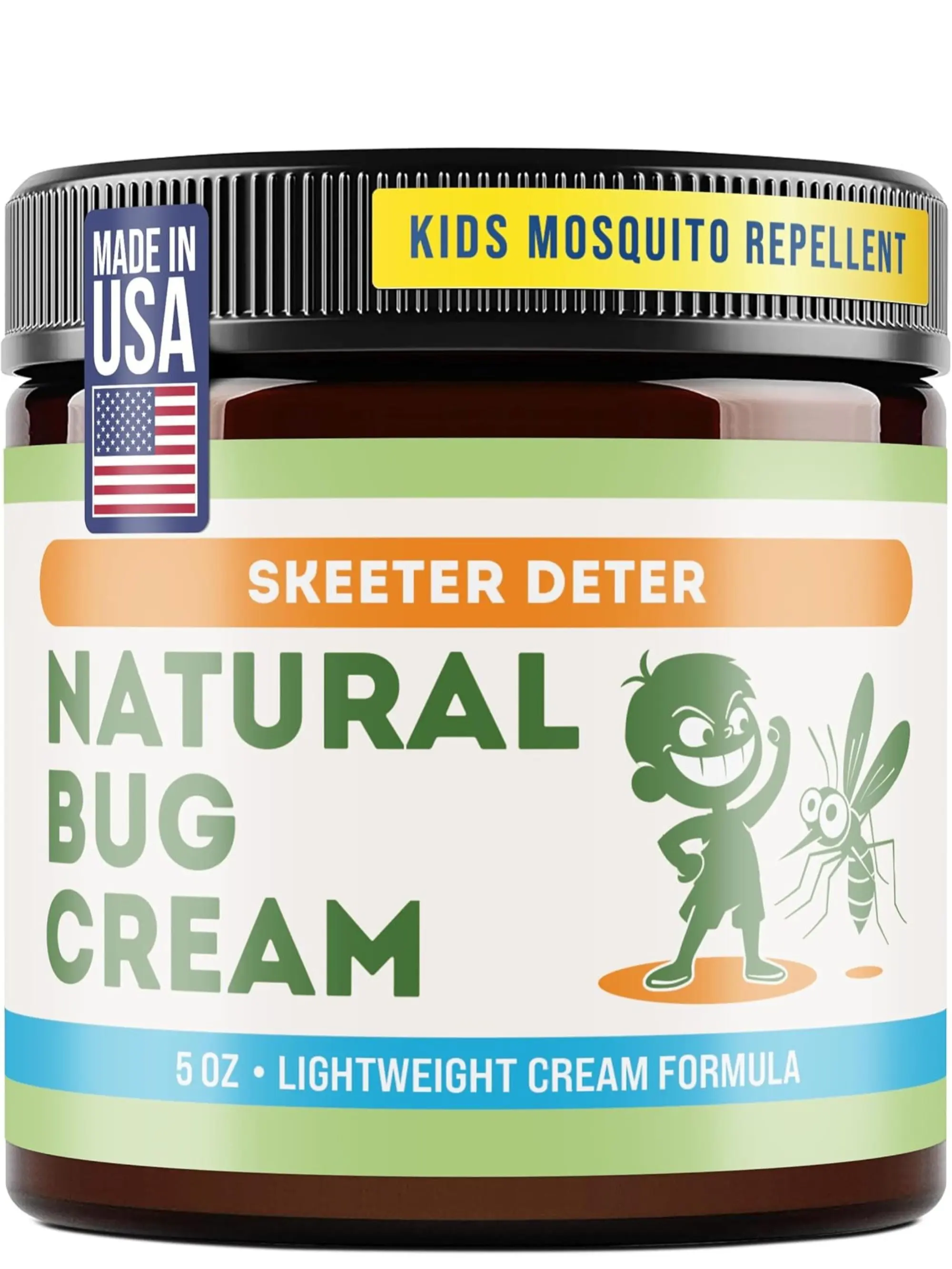 Skeeter Deter Natural Bug Cream - Moisturizing Soothing no Spray Formula