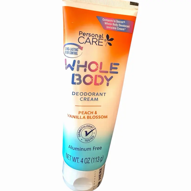 Whole Body Deodorant Cream - Antiperspirant Body Care Product with Fragrances, Antibacterial, Fresh Aroma, Long-Lasting Sweat Control, Suitable for All Skin Types, Daily Use