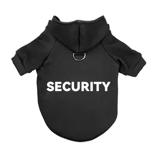 Security Print Pet Hoodie, Reflective Pet Clothes, Pet Security Clothes, Pet Clothes for Small Medium Large Dogs, Dog & Cat Clothing
