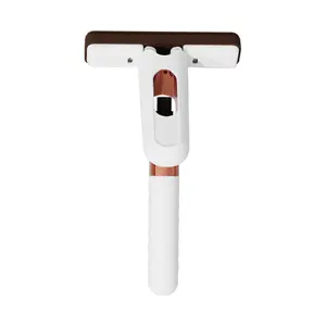 AHF Portable Self-Squeezing Mini Mop, Wet and Dry Mop with Handle With strong water absorption capacity, suitable for wet and dry use Suitable for bathroom, kitchen, sink, tabletop, glass, small space Cleaning Gift