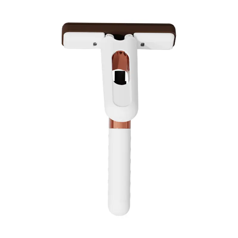 AHF Portable Self-Squeezing Mini Mop, Wet and Dry Mop with Handle With strong water absorption capacity, suitable for wet and dry use Suitable for bathroom, kitchen, sink, tabletop, glass, small space Cleaning Gift