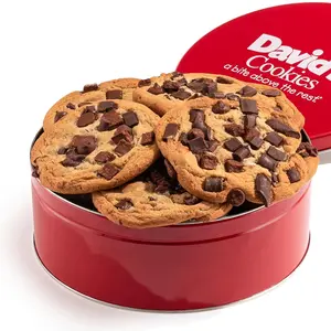 Cookies Fresh Baked Decadent Jumbo Cookies Triple Chocolate Chunk Flavorful Gourmet Cookies Ideal Food Gift for Corporate, Birthday, Fathers and Mothers Day, Get Well and Other Special