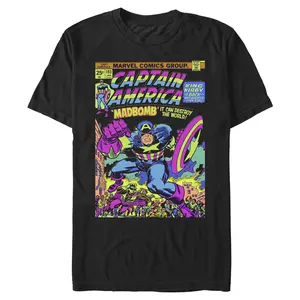 Men's Marvel Captain America Classic Comic Book Cover Issue 193 T-Shirt