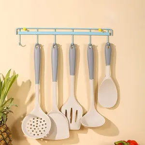 5-Piece Silicone Cooking Utensil Set, Heat-Resistant Kitchen Tools, Kitchen Cooking Accessories, Non-Stick Pot Spoons, Chopsticks, Skewers, Durable & Safe, Silicone Spatula Set, Kitchen Utensils Set