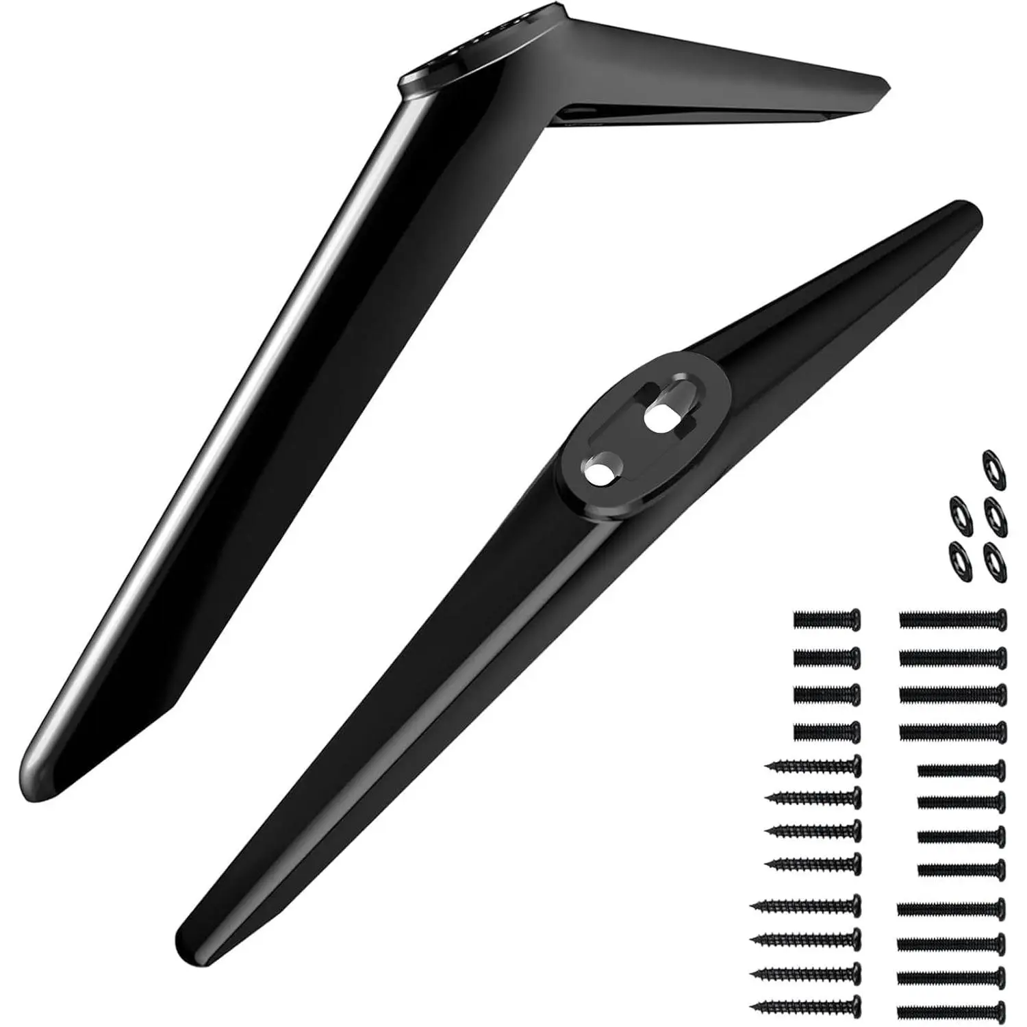 Upgraded Base Stand, TV Legs, for TCL 28" 32" 40" 43" 49" 50" 55" 65 inch Roku TV Legs, for TCL Roku TV Stand Legs, with Screws Set
