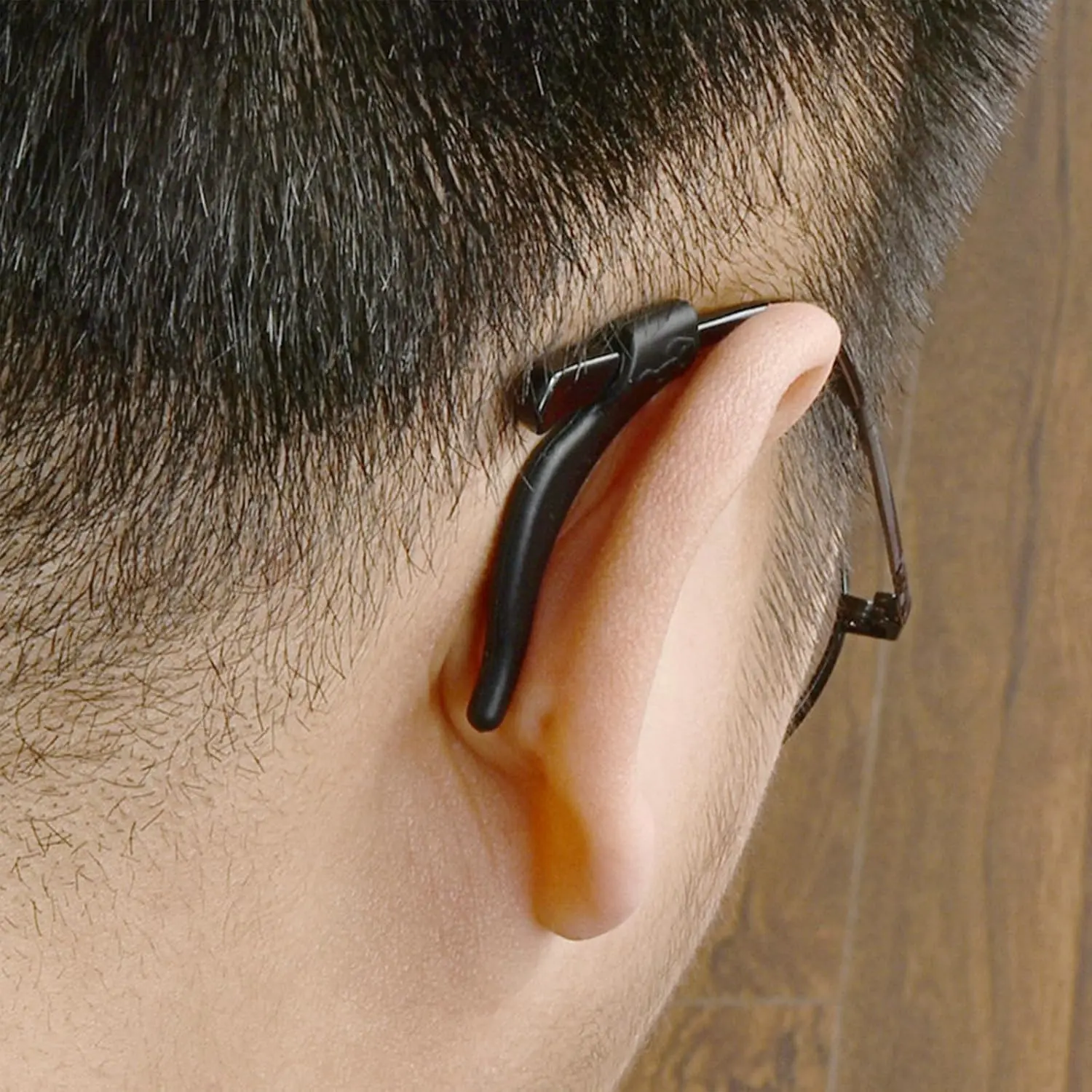 Anti-Slip Eyeglass Arms with Ear Clips, Glasses Ear Hook, Non-Slip Grip Safety Glasses Accessories, Suitable for Reading Sunglasses, Office & Driving Use, Ear Grips for Glasses, Eye Glasses Ear Grippers