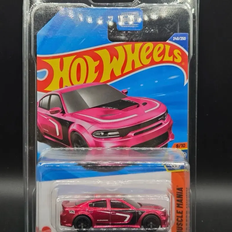 2025 Hot Wheels Pink 2020 Dodge Charger Hellcat Super Treasure Hunt and mainline with Protector