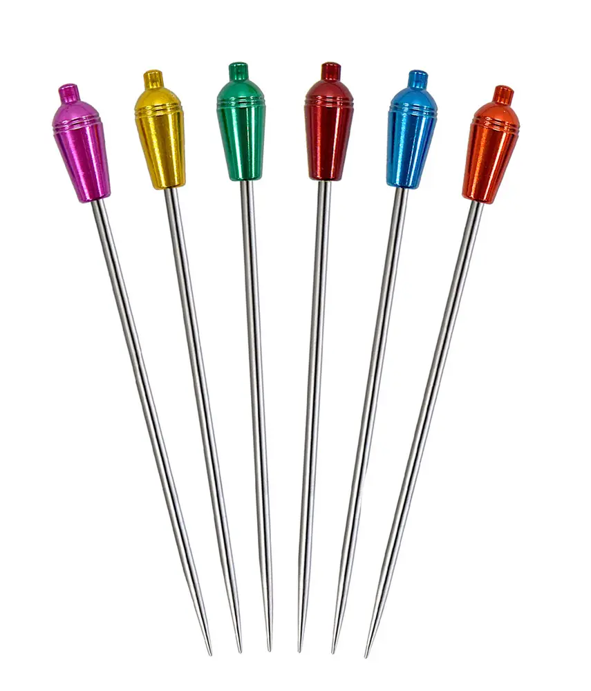 Prodyne MP-20 Colorful Cocktail Shaker Cocktail Picks - Set of 6