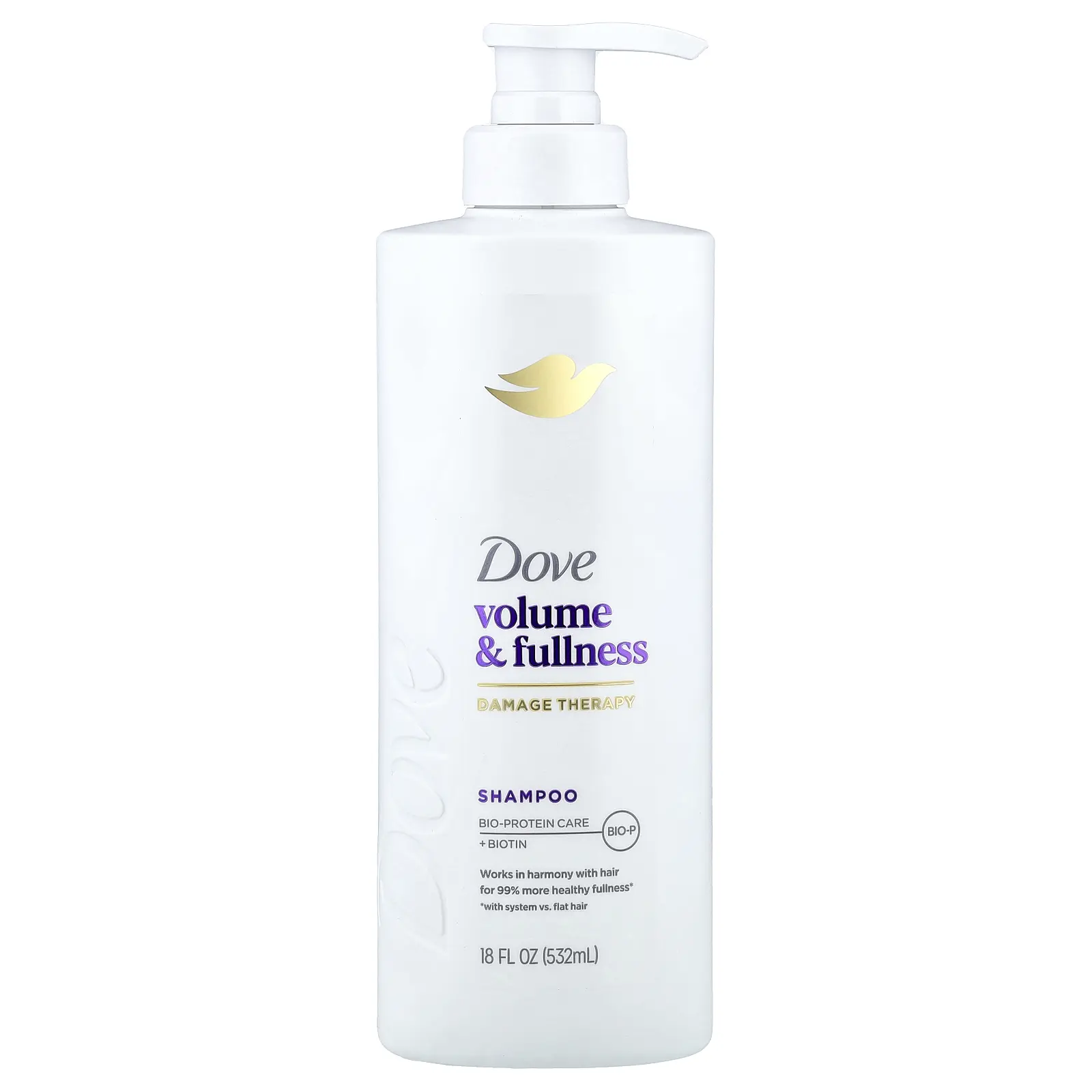 Dove Volume & Fullness, Shampoo, 18 fl oz (532 ml)