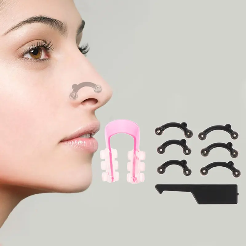 Nose Shaper, 1 Set Nose Lifter, Nose Bridge Straightener, Nose Shaping Tool, Manual Nose Massage Tool, Home Beauty Tool for Women & Men, Self Care Tools, Nose Bridge Bracket, Nose Shape Correction, Durable Plastic