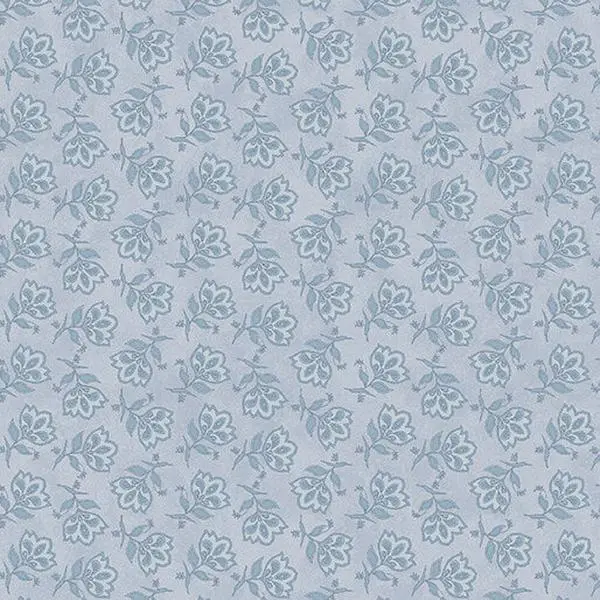 Fabric Benartex Light Blue Tossed Jacobean Prairie Chicks by the Quarter Yard 3114-05