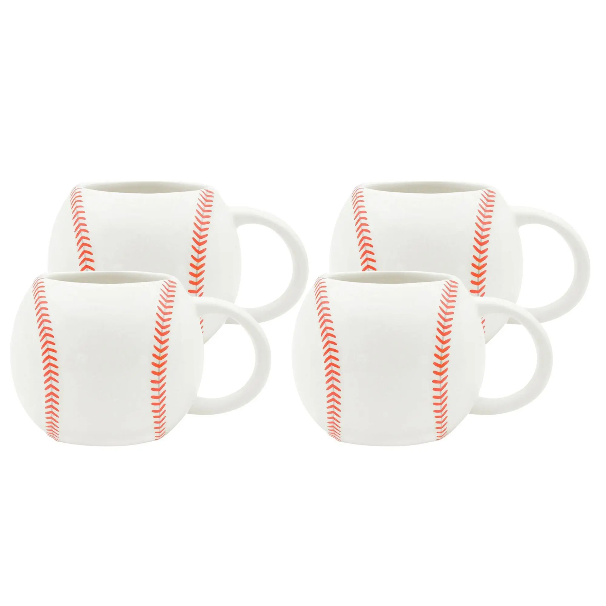 Godinger League Baseball Mug, Set of 4