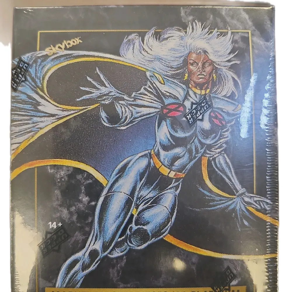 1992 Marvel Masterpieces Platinum Blaster Trade Card Box - Premium Collectors Box, Non-Sports Packs, Accessory for Card Collecting Enthusiasts