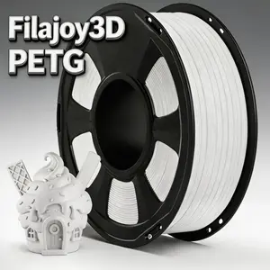 Petg 3D Printer Filament 1.75mm, Durable Petg Spool 250g, Strong Flexibility, Size Precision +/- 0.02mm, Fits Most Fdm Printers ()