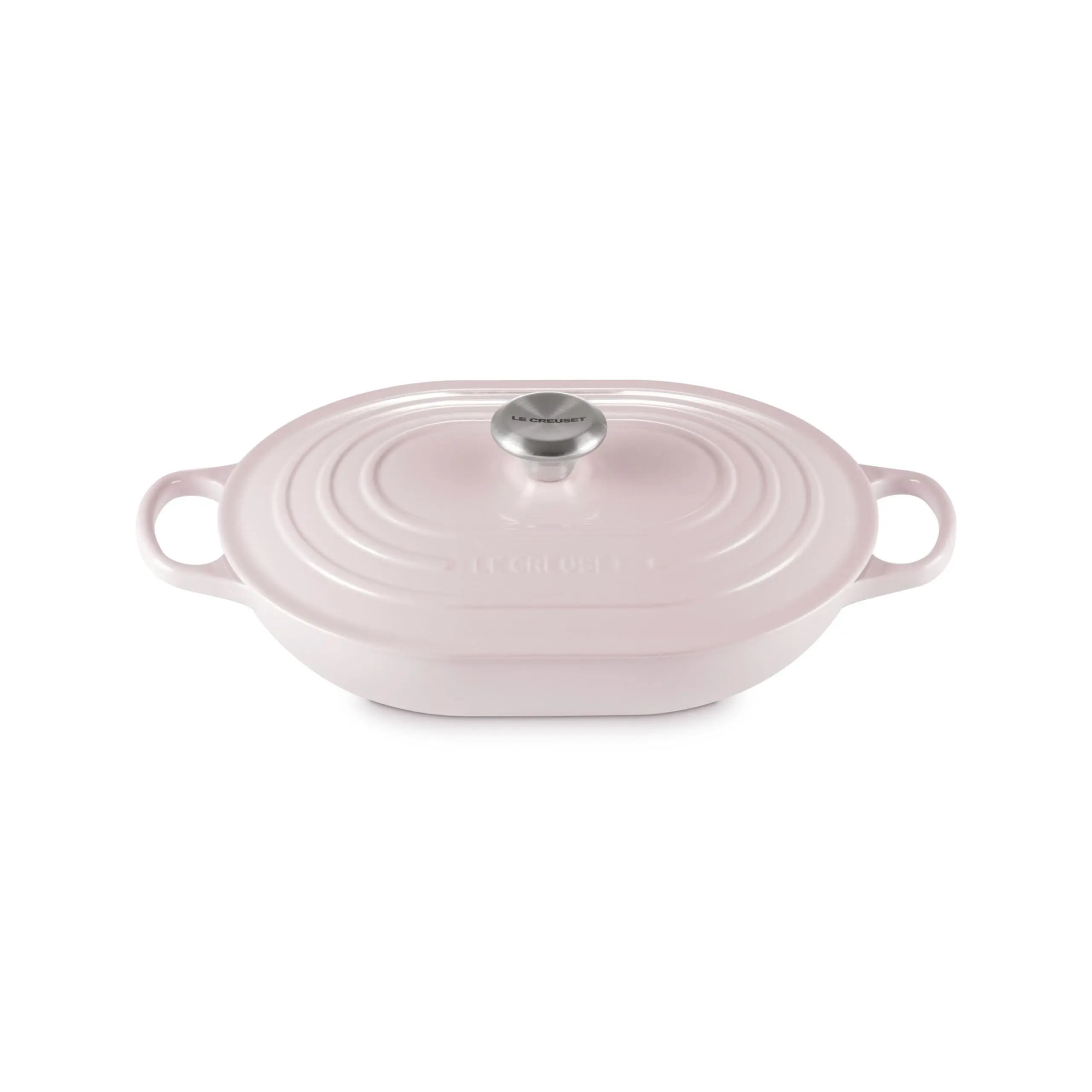 Le Creuset Enameled Cast Iron Signature Oval Casserole with Lid, 3.75 qt.