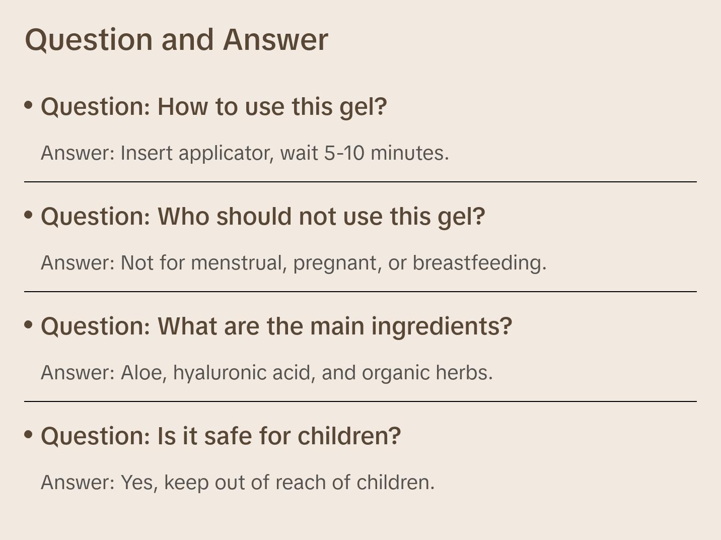 Organic Renewal Gel Pack of 6 Comfort Aloe