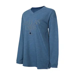 NFL Dallas Women's Brushed Terry Long Sleeve Top